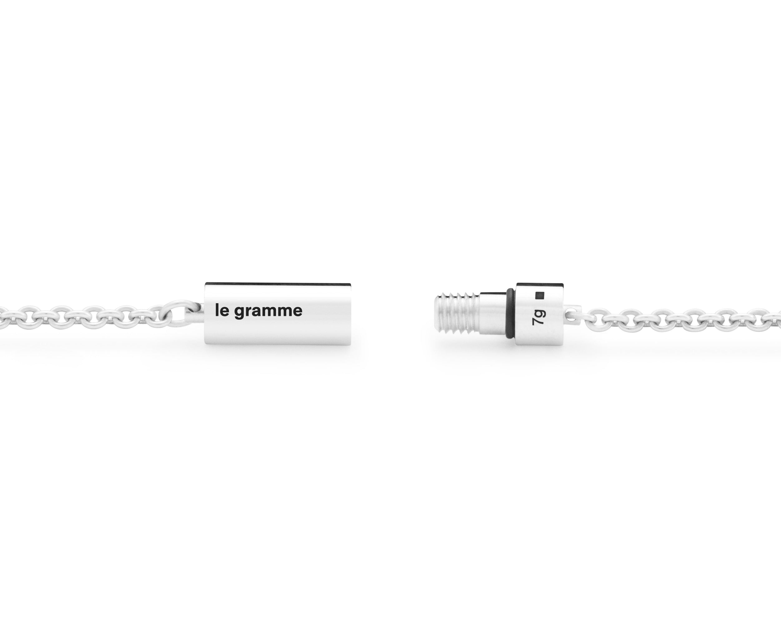 bracelet câble sur chaîne le 7g