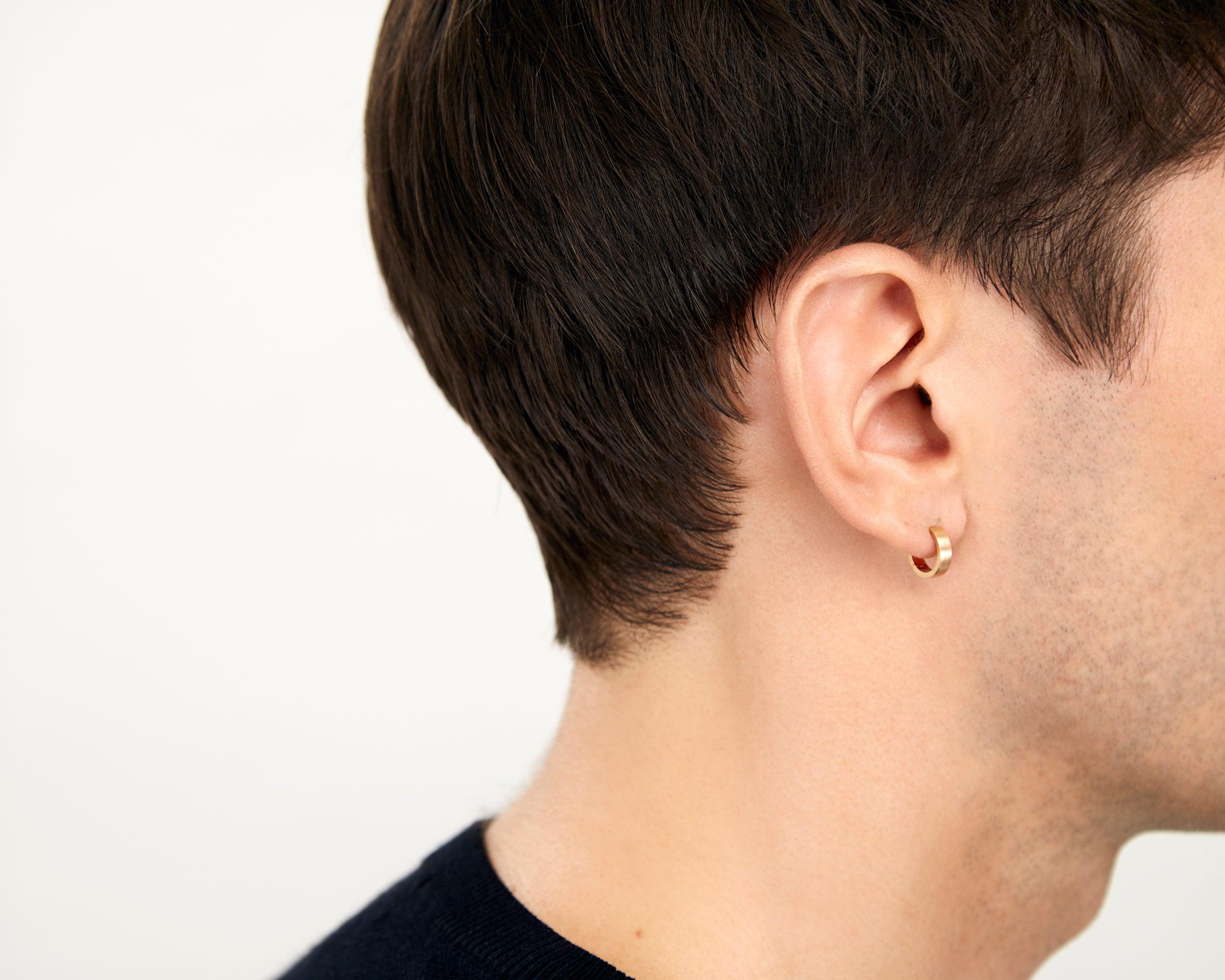 boucle d'oreille ruban la 1,6g