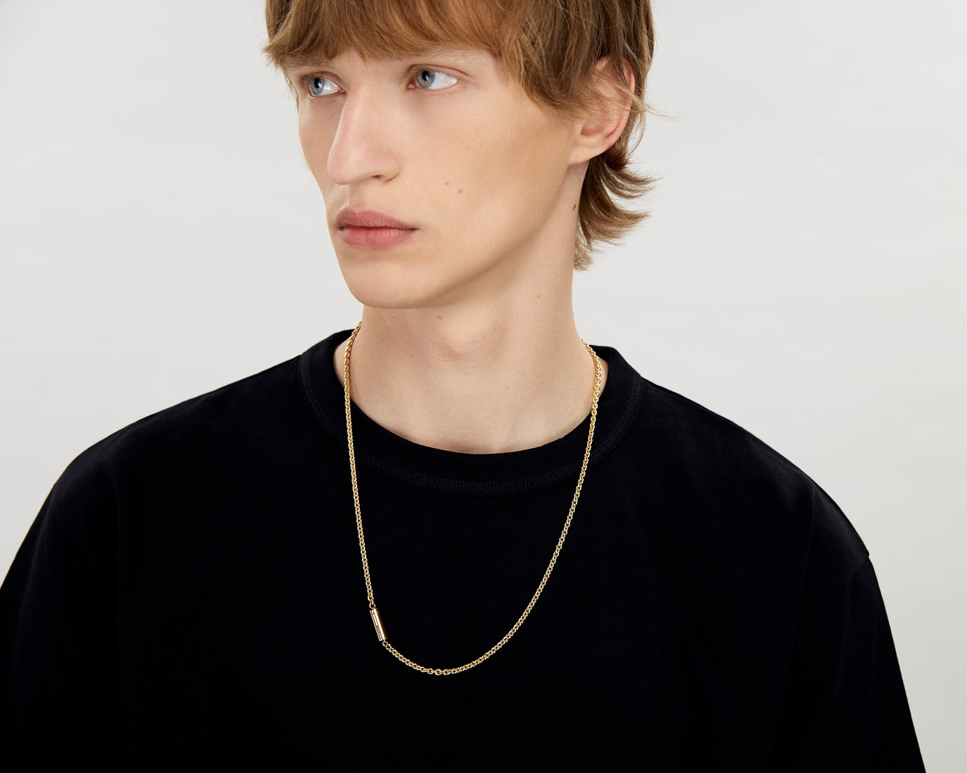 cable necklace on chain 39g