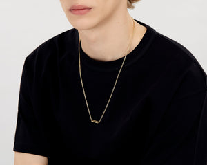 cable necklace on chain 17g