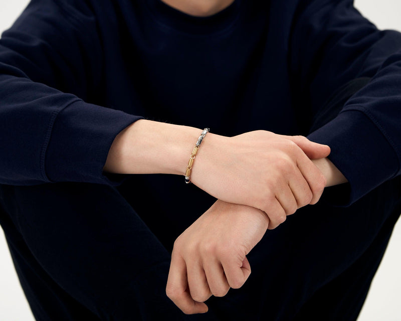 bracelet-segment-argent-925-or-jaune-750-27g-bijoux-pour-homme