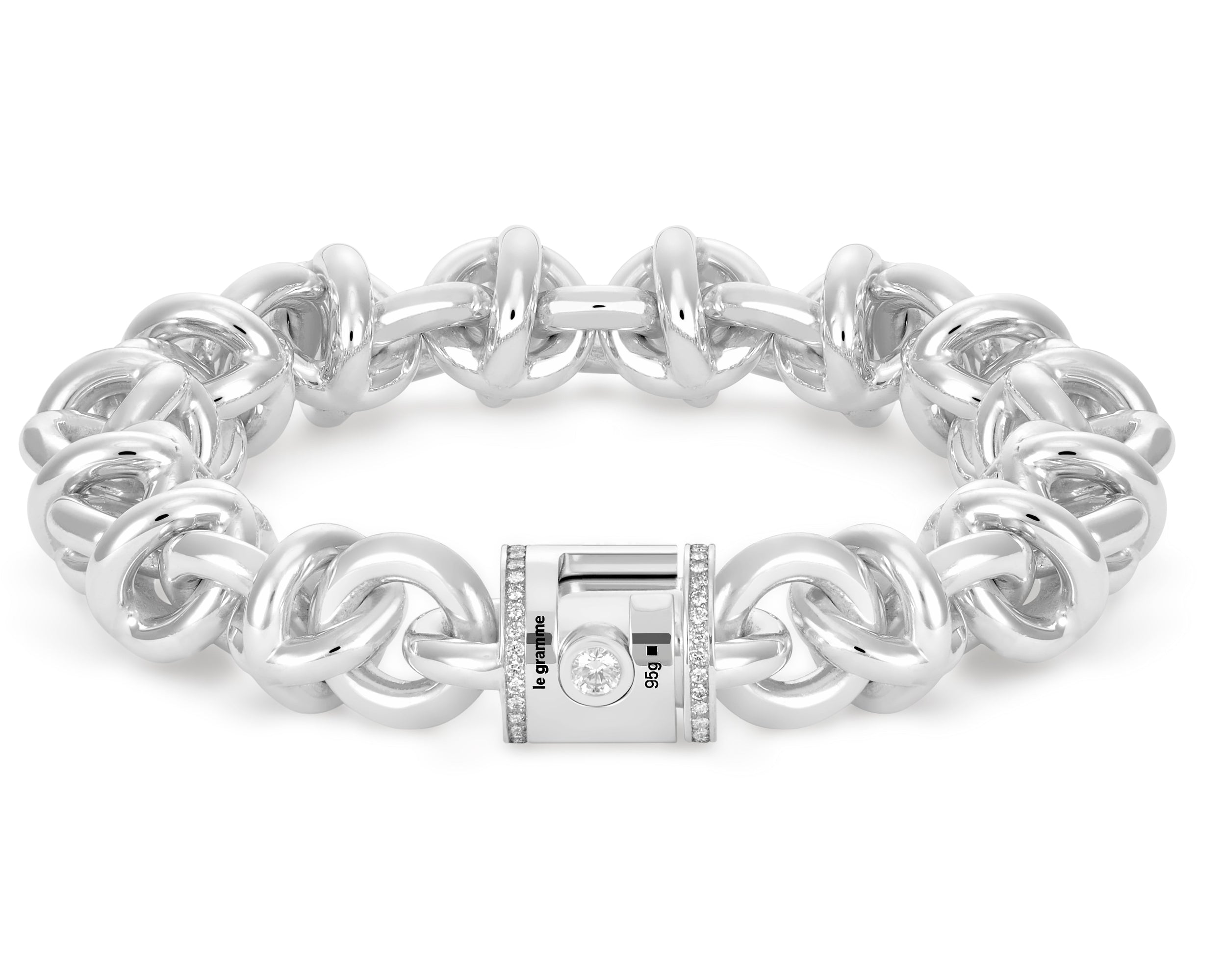bracelet entrelacs le 87g