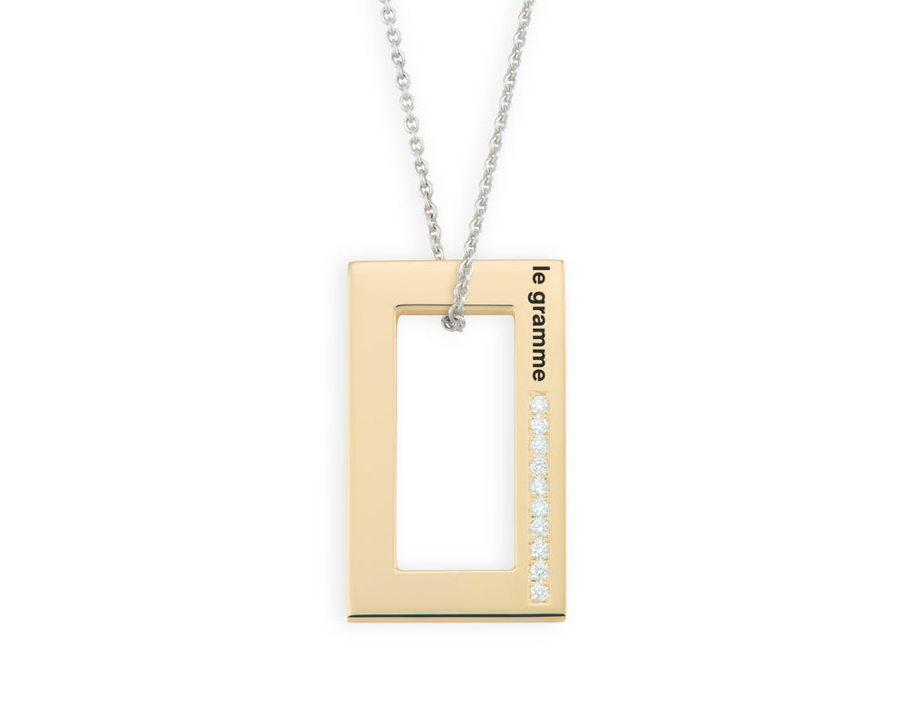rectangle necklace 5.7g