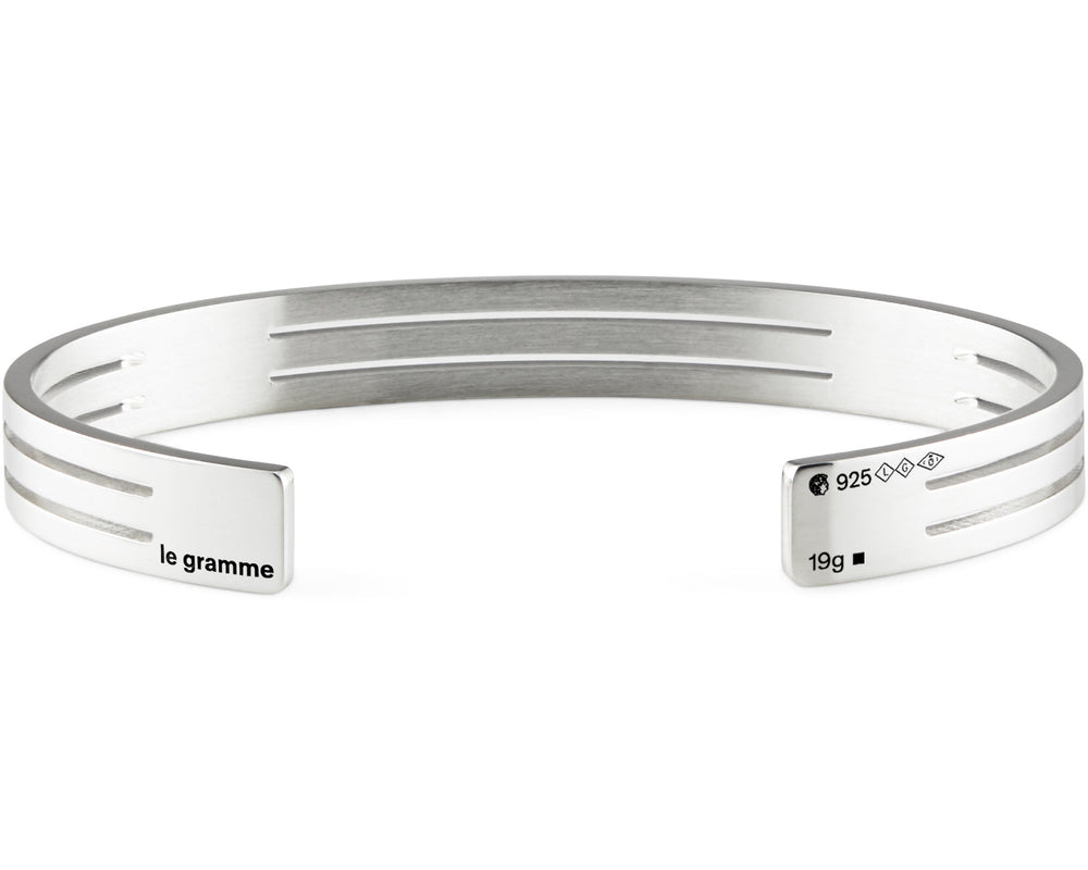 bracelet ruban perforé le 19g