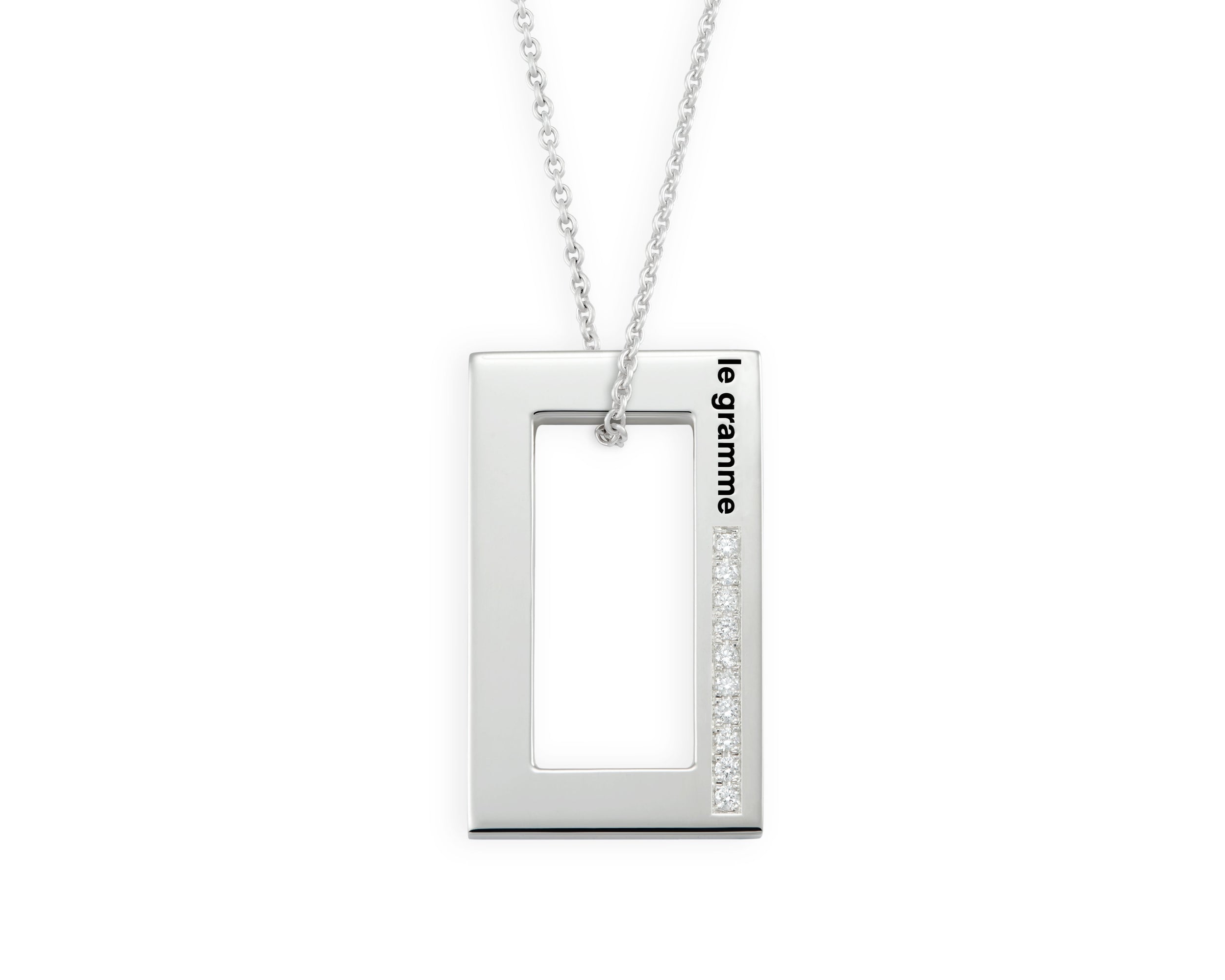 rectangle necklace 3.4g