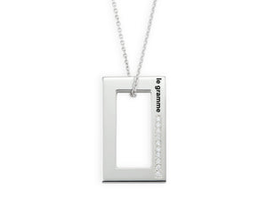 rectangle necklace 3.4g