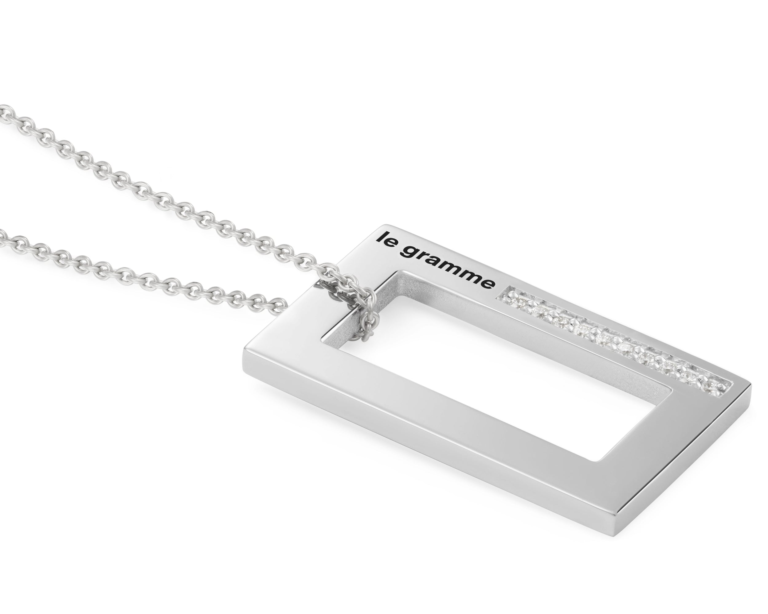 rectangle necklace 3.4g