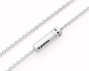 cable necklace on chain 13g
