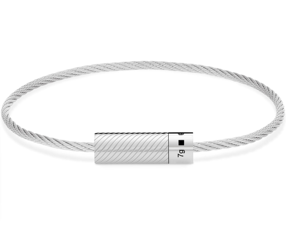 cable bracelet engraved with 7g