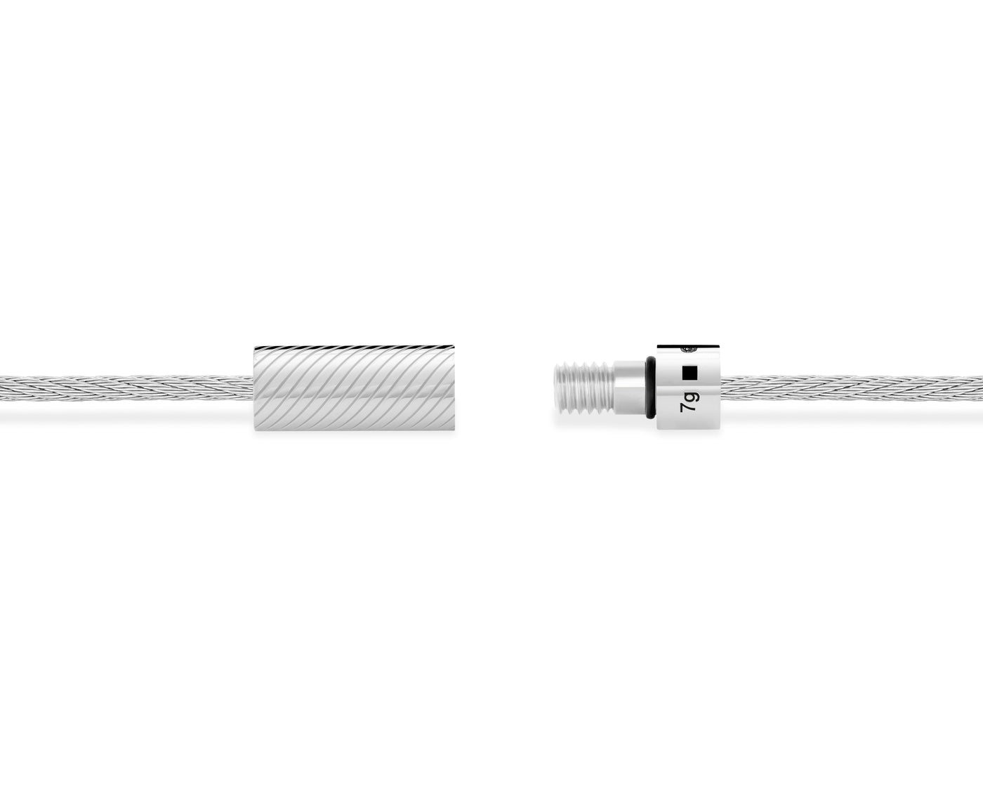 cable bracelet engraved with 7g