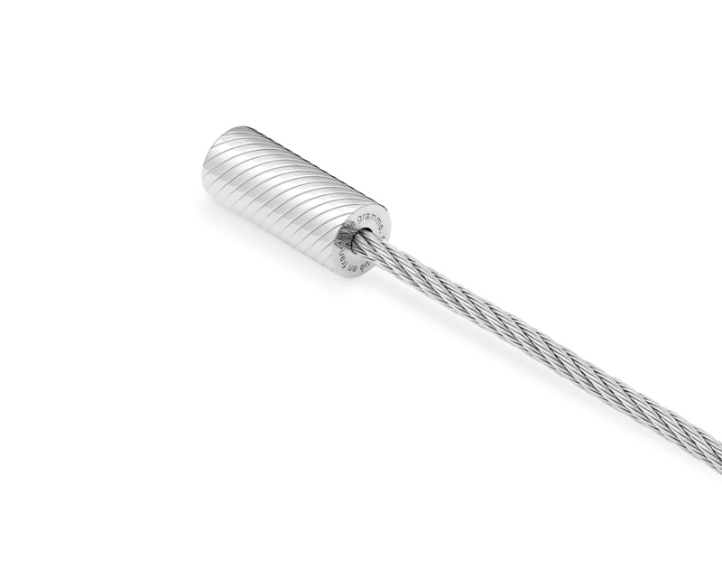 cable bracelet engraved with 7g