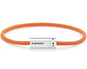 orange nato cable bracelet the 7g