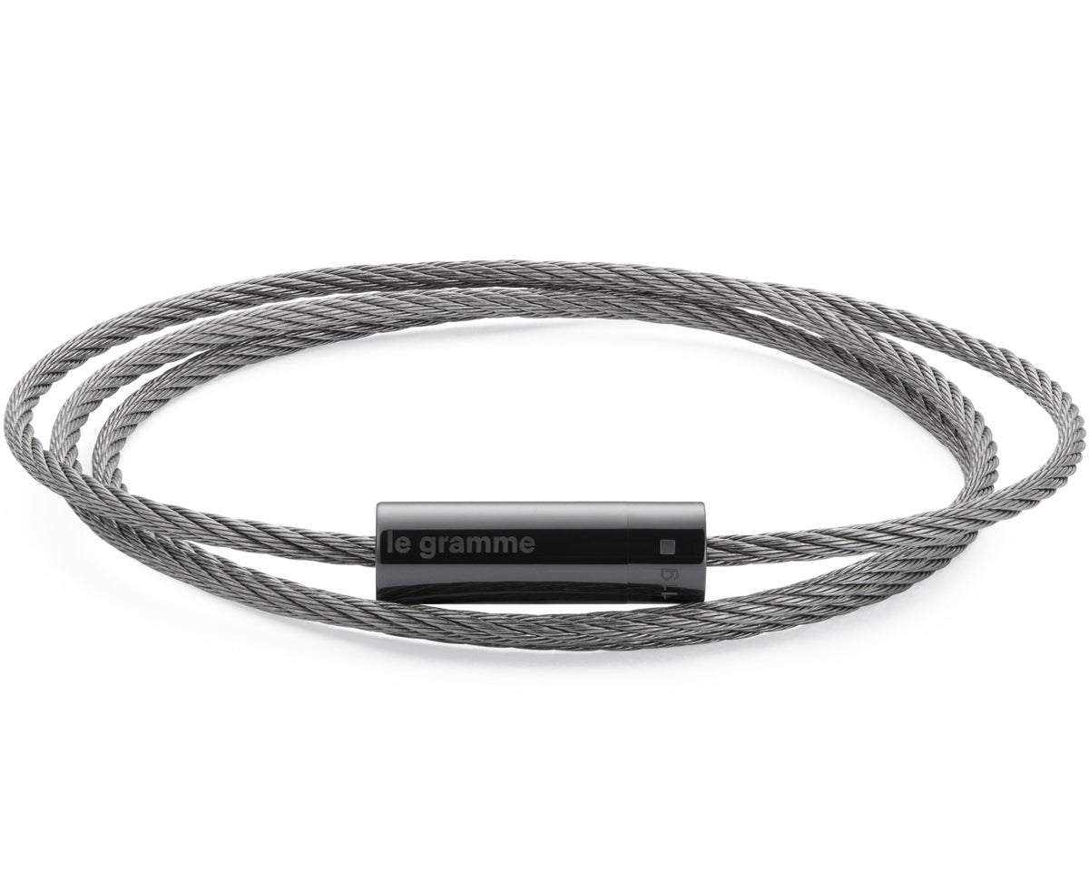 bracelet câble triple tour le 11g
