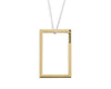 rectangle necklace 2.7g