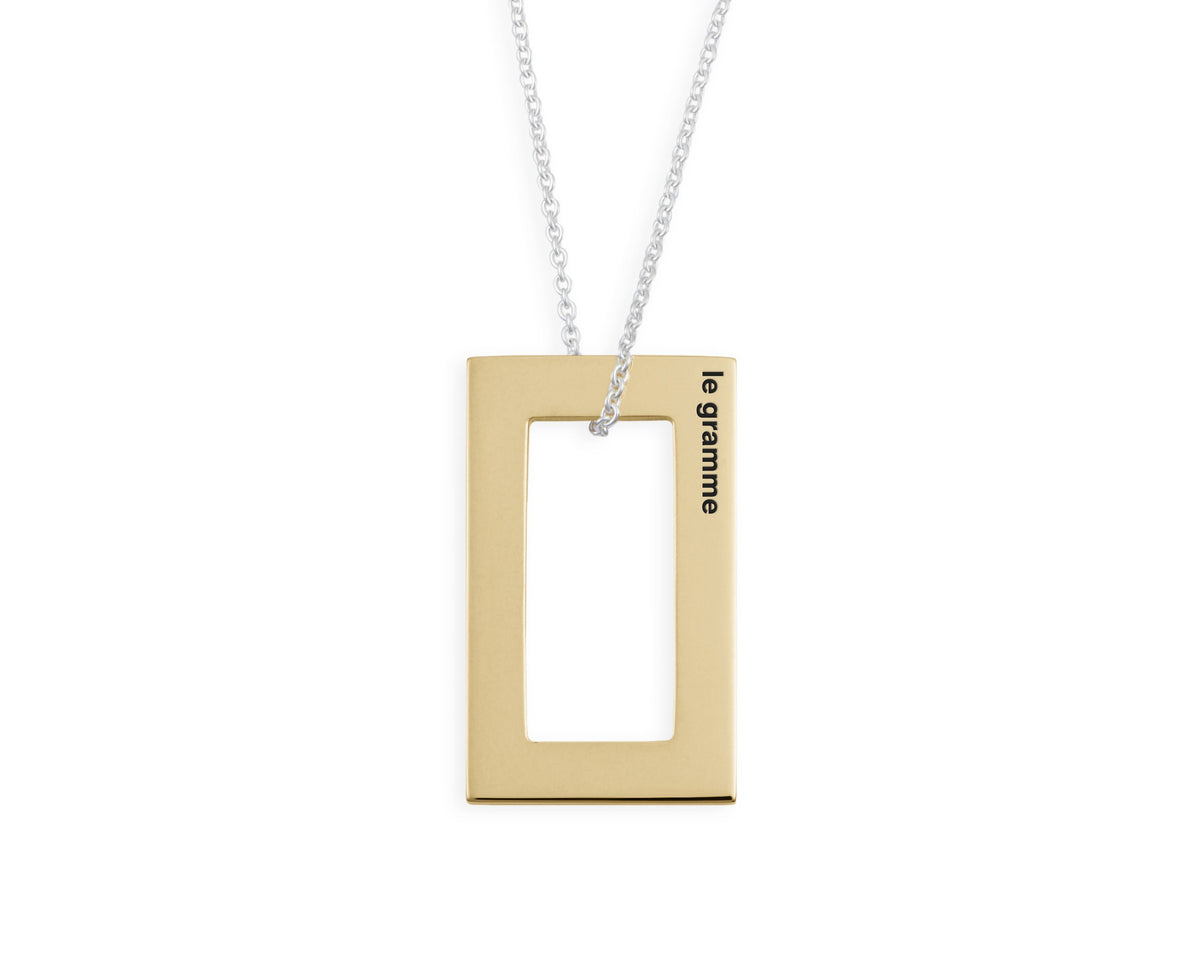 rectangle necklace 3.5g