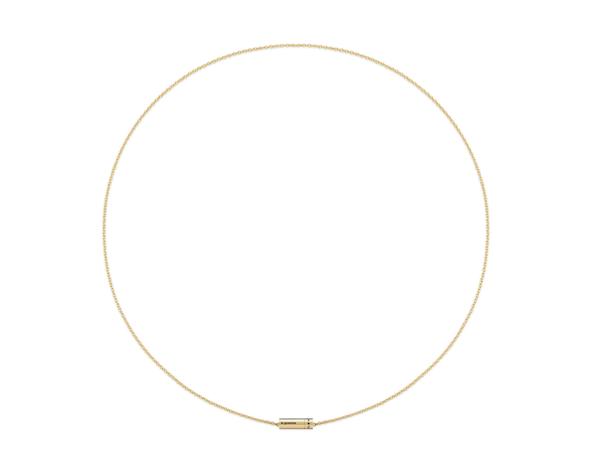 cable necklace on chain 17g