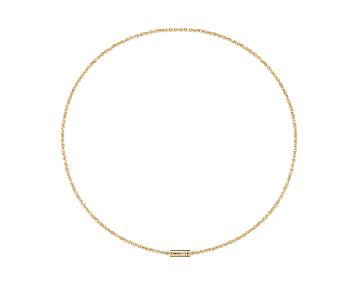 cable necklace on chain 39g