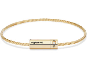 octagon cable bracelet 10g