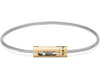 perforated cable bracelet 6g