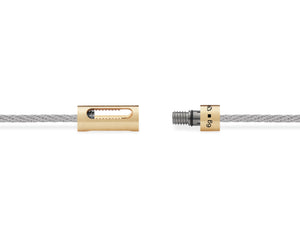 perforated cable bracelet 6g