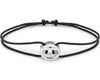 black interlaced cord bracelet 3g