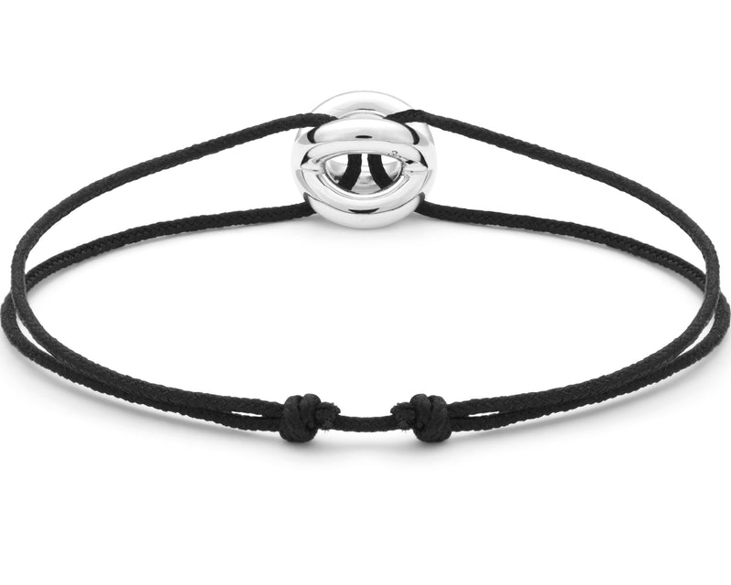 black interlaced cord bracelet 3g