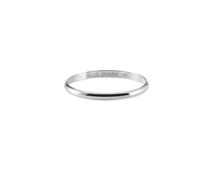 half bangle wedding ring 1g