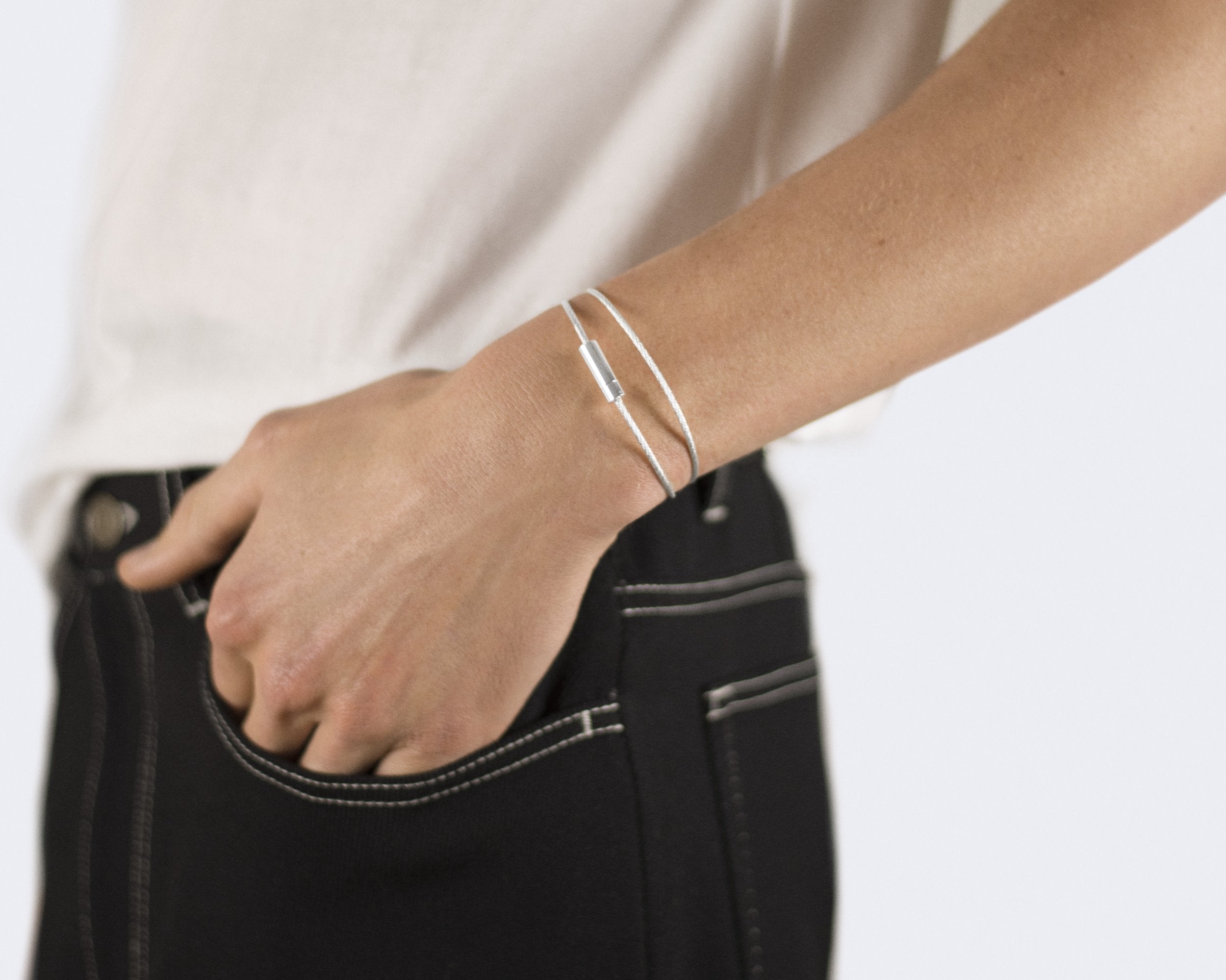 bracelet câble double tour le 9g