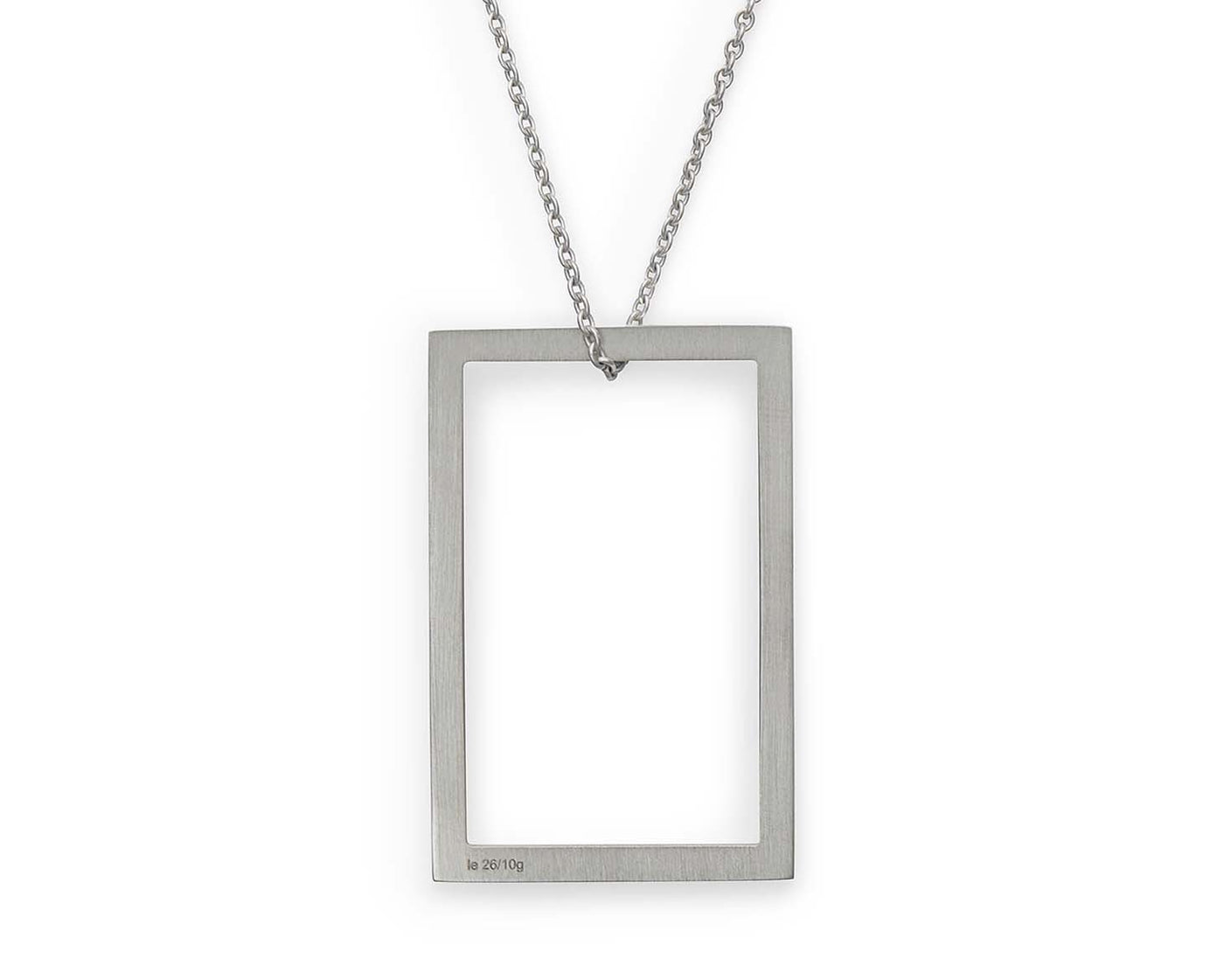 collier rectangle le 2,6g