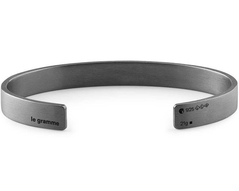 bracelet-ruban-argent-noir-925-21g-bijoux-pour-homme