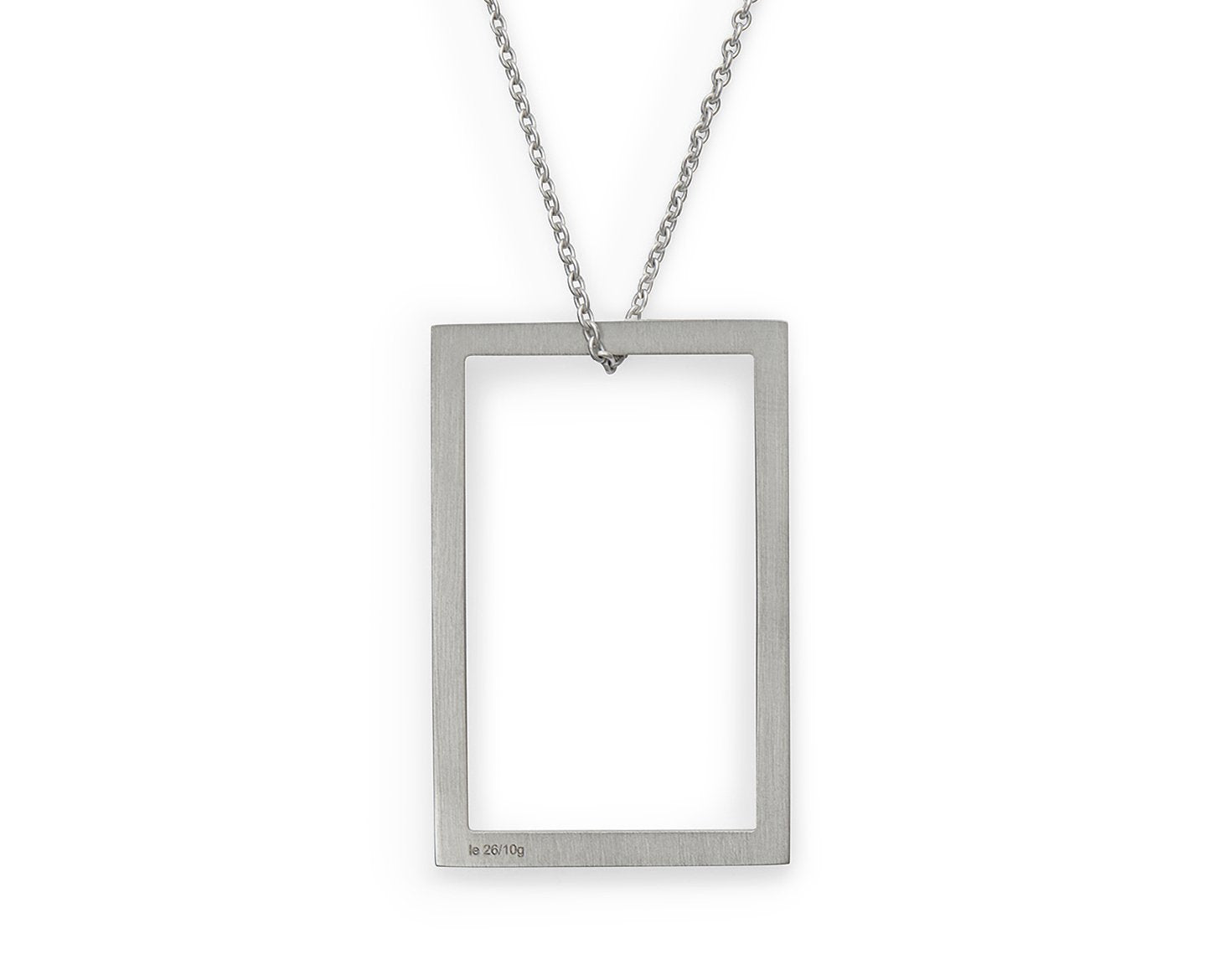 rectangle necklace 2.6g