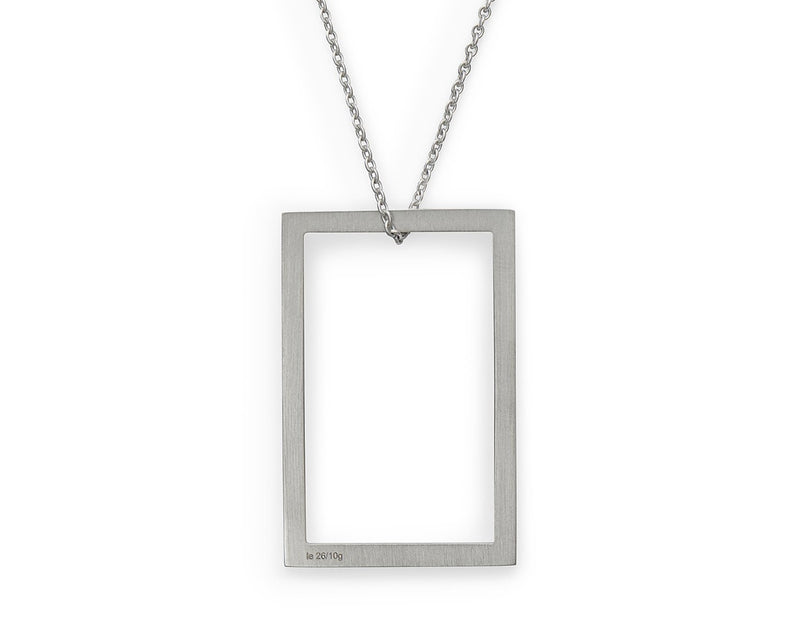 rectangle necklace 2.6g