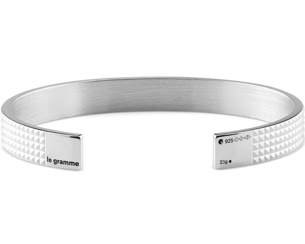 bracelet ruban guilloché le 23g